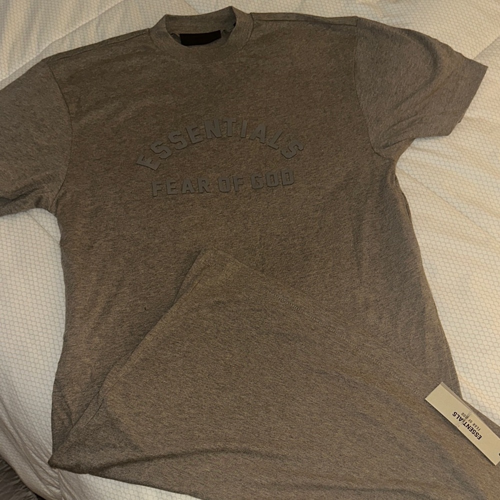 NWT - Fear of God Essentials Women's 3/4 Sleeve T-Shirt Dress, Green